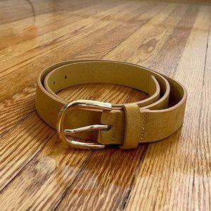 Yellow Suede Belt